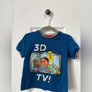 3T Sesame Street Kids Tee in Blue